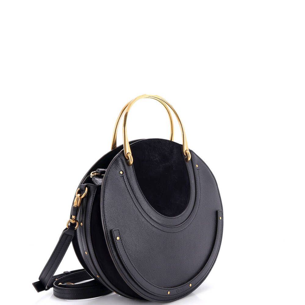 Chloe Medium Pixie Crossbody Bag Leather and Suede - Picture 2 of 5